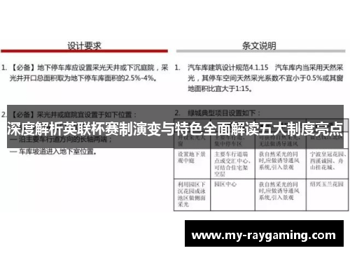 深度解析英联杯赛制演变与特色全面解读五大制度亮点